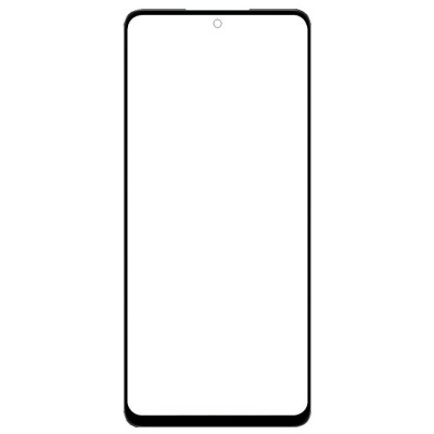 Replacement Front Glass For Itel P55 4g Black By - Maxbhi Com