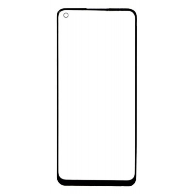 Replacement Front Glass For Oppo Reno 7 Se 5g Black By - Maxbhi Com