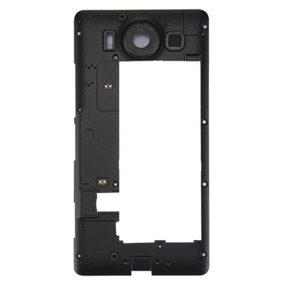Middle Frame Ring Only For Microsoft Lumia 950 White By - Maxbhi Com