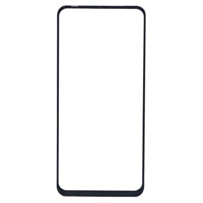 Replacement Front Glass For Oppo Reno2 F Black By - Maxbhi Com