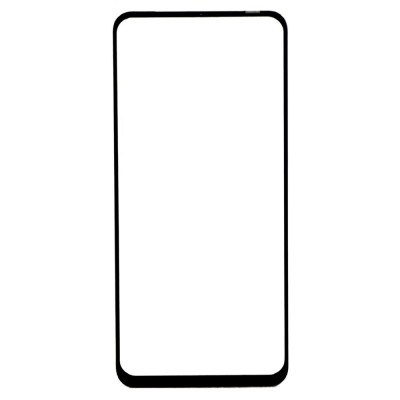 Replacement Front Glass For Oppo Reno2 F Black By - Maxbhi Com