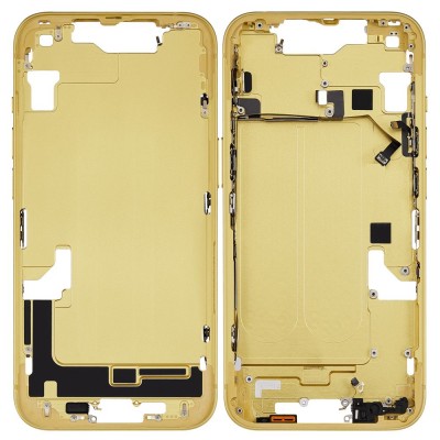 LCD Frame Middle Chassis for Apple iPhone 14 - Yellow