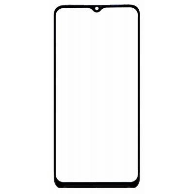 Replacement Front Glass For Realme 5s Black By - Maxbhi Com