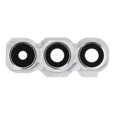 Camera Lens Glass With Frame For Samsung Galaxy A54 White By - Maxbhi Com