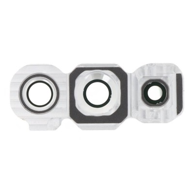 Camera Lens Glass With Frame For Samsung Galaxy A54 White By - Maxbhi Com