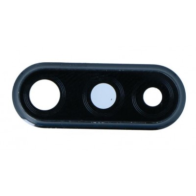 Camera Lens Glass With Frame For Huawei Nova 4e Black By - Maxbhi Com