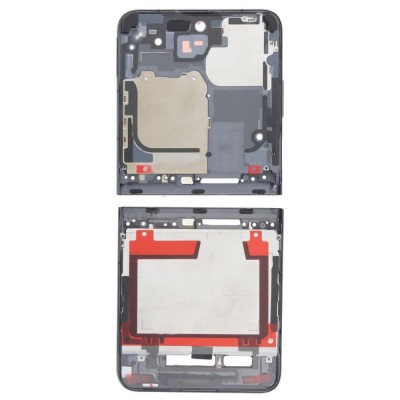 Lcd Frame Middle Chassis For Huawei P50 Pocket 4g Al00 Black By - Maxbhi Com