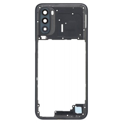 Middle Frame Ring Only For Motorola Moto G41 Black By - Maxbhi Com