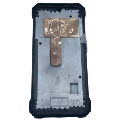 Lcd Frame Middle Chassis For Blackview Bv8800 Black By - Maxbhi Com