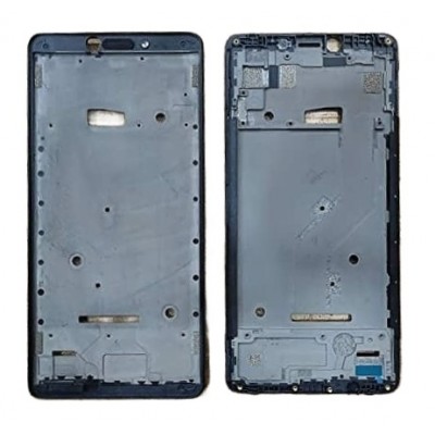 Lcd Frame Middle Chassis For Itel A55 Black By - Maxbhi Com