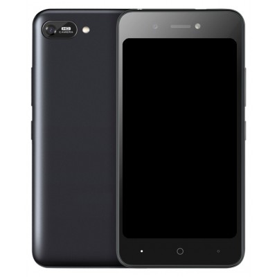 Back Panel Cover For Itel A35 Black - Maxbhi Com