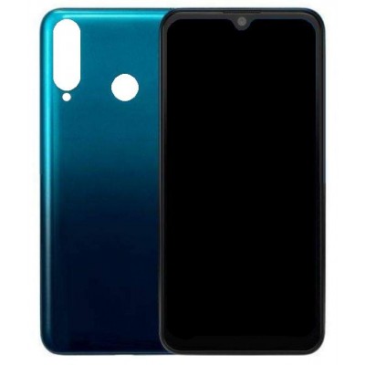 Back Panel Cover For Itel S15 Blue - Maxbhi Com