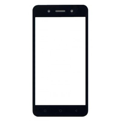 Replacement Front Glass For Itel A17 Black By - Maxbhi Com