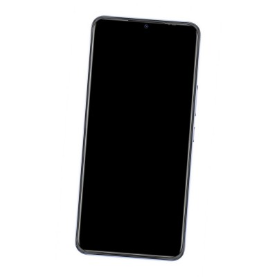 Lcd Frame Middle Chassis For Itel A58 Pro Purple By - Maxbhi Com