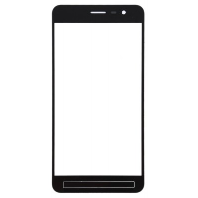 Replacement Front Glass For Asus Zenfone 3 Zoom Ze553kl Black By - Maxbhi Com