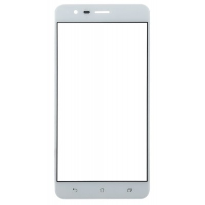 Replacement Front Glass For Asus Zenfone 3 Zoom Ze553kl White By - Maxbhi Com