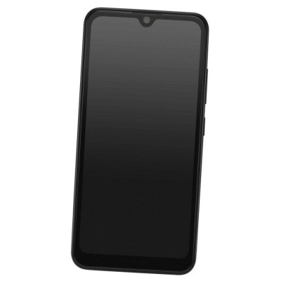 Camera Lens Glass with Frame for Itel S15 Black