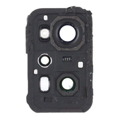 Camera Lens Glass With Frame For Realme Gt 2 Black By - Maxbhi Com
