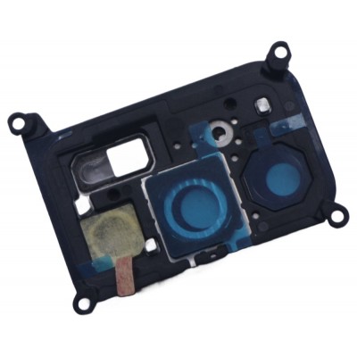 Camera Lens Glass With Frame For Realme X7 Max 5g Black By - Maxbhi Com