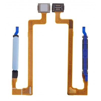 Fingerprint Sensor Flex Cable For Xiaomi Redmi Note 12r 5g Blue By - Maxbhi Com
