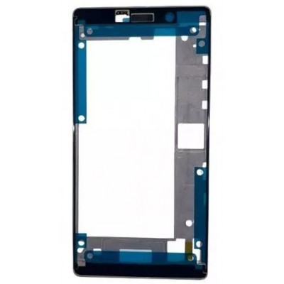 Middle Frame Ring Only For Huawei P8max Grey By - Maxbhi Com