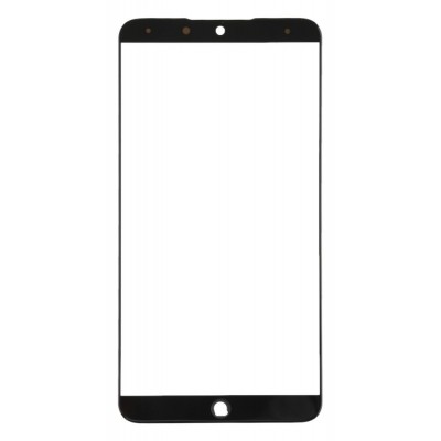 Replacement Front Glass For Meizu 15 Plus Grey By - Maxbhi Com