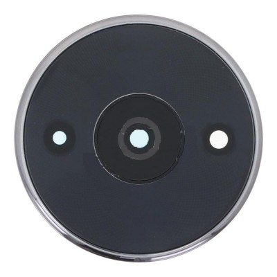 Camera Lens Glass With Frame For Xiaomi Redmi A3 Black By - Maxbhi Com