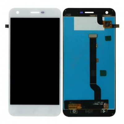 Lcd With Touch Screen For Vodafone Smart Ultra 6 Silver By - Maxbhi Com