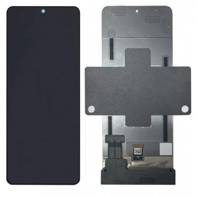 Lcd With Touch Screen For Tecno Phantom V Flip Black By - Maxbhi Com