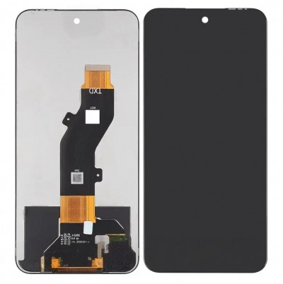 Lcd With Touch Screen For Tecno Pop 9 5g Black By - Maxbhi Com
