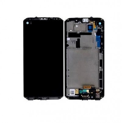 Lcd With Touch Screen For Lg Q8 Black By - Maxbhi Com