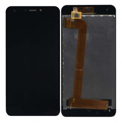 Lcd With Touch Screen For Intex Aqua Trend Lite Black By - Maxbhi Com