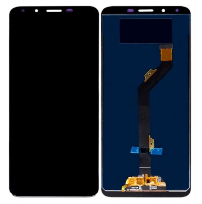 Lcd With Touch Screen For Infinix Hot 6 Black By - Maxbhi Com
