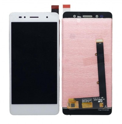 Lcd With Touch Screen For Lava Z10 White By - Maxbhi Com