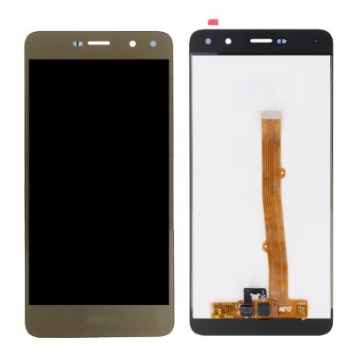 Lcd With Touch Screen For Huawei Y6 2017 Gold By - Maxbhi Com