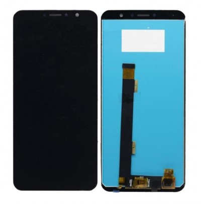Lcd With Touch Screen For Panasonic Eluga Ray 550 Black By - Maxbhi Com