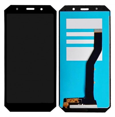 Lcd With Touch Screen For Agm A9 Black By - Maxbhi Com