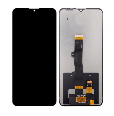 Lcd With Touch Screen For Motorola Moto E7 Power Black By - Maxbhi Com