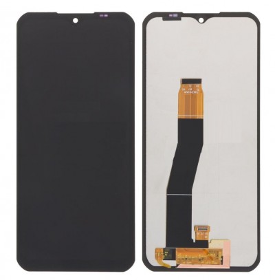 Lcd With Touch Screen For Oukitel Wp35 Grey By - Maxbhi Com