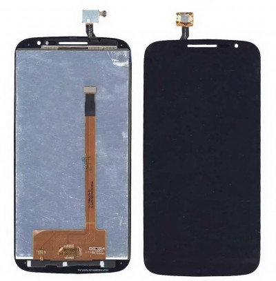 Lcd With Touch Screen For Alcatel Pop C9 Black By - Maxbhi Com