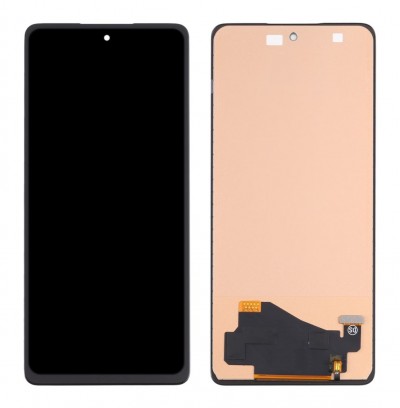 Lcd With Touch Screen For Samsung Galaxy A72 Black By - Maxbhi Com