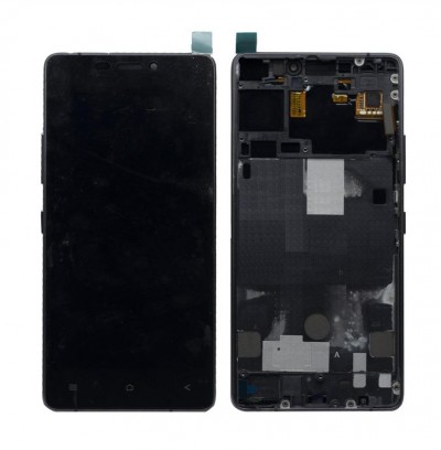 Lcd With Touch Screen For Gionee Gn9005 Black By - Maxbhi Com