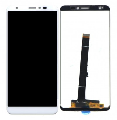 Lcd With Touch Screen For Lava Iris 88 White By - Maxbhi Com