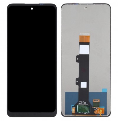 Lcd With Touch Screen For Motorola Moto E22s Black By - Maxbhi Com