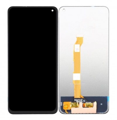 Lcd With Touch Screen For Vivo Iqoo Z1 Black By - Maxbhi Com
