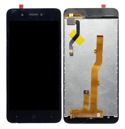 Lcd With Touch Screen For Itel A25 Black By - Maxbhi Com