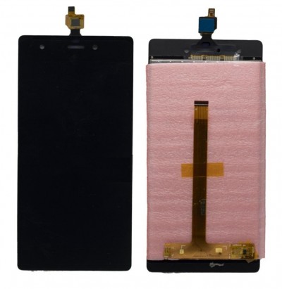 Lcd With Touch Screen For Micromax Canvas Nitro 3 E352 Black By - Maxbhi Com