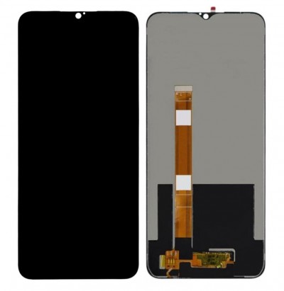 Lcd With Touch Screen For Realme 5i Black By - Maxbhi Com