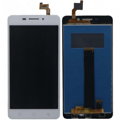 Lcd With Touch Screen For Intex Aqua Star 4g White By - Maxbhi Com