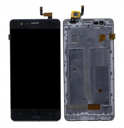Lcd With Touch Screen For Intex Aqua Lions 2 Black By - Maxbhi Com
